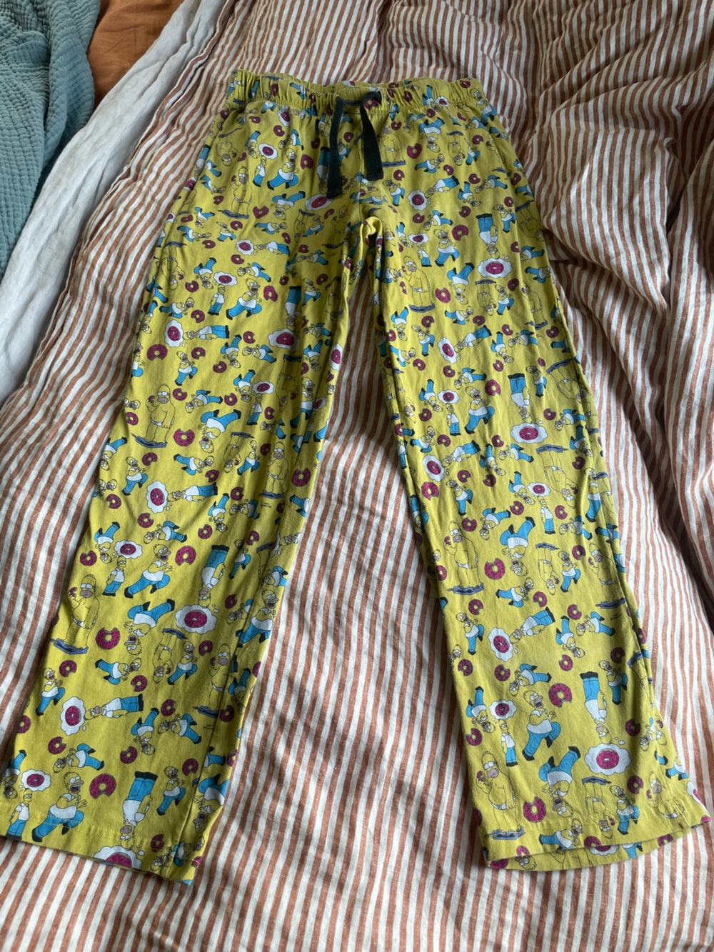 The Simpsons Homer Donut Print Pj Pants
